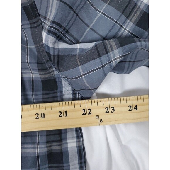 1948 Raider Jean Co Plaid Western Shirt Size Large Pearl Snap Button Down Shirt - Picture 6 of 7